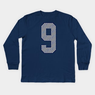 Iconic Number 9 Kids Long Sleeve T-Shirt